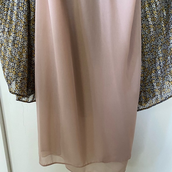 Zara Long Sleeved Midi Dress Size Medium - Picture 3 of 6